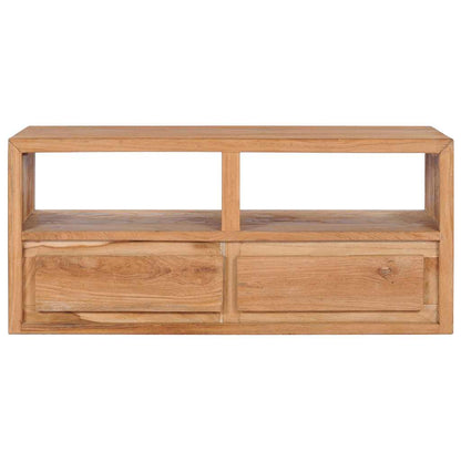 TV Cabinet | Natural Wood Colour | Solid Teak Wood | Medium