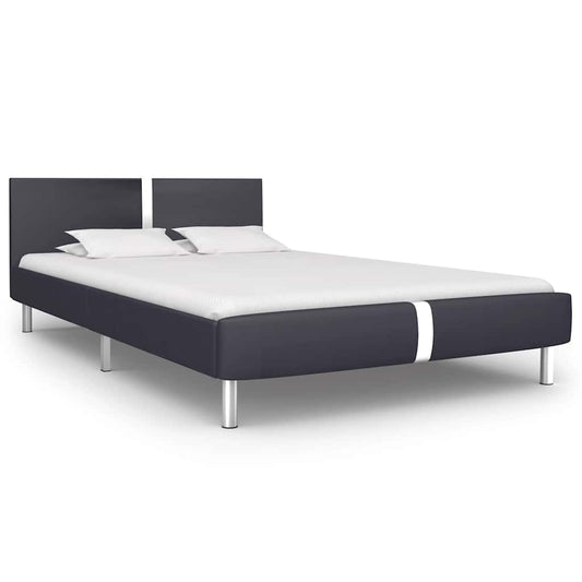 Bed Frame | Black | Powder-coated iron | Double | Durable | Bed Frame