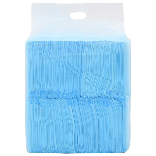 Pet Training Pad | Set of 100 | Blue and White | Non woven fabric