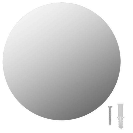 Wall Mirror | Transparent | Glass, EVA | 30 cm Diameter | Minimalistic