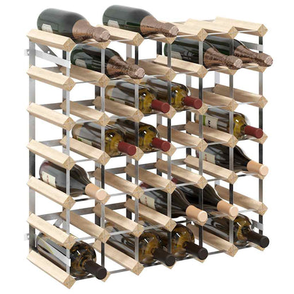 Wine Rack for 42 Bottles Solid Pinewood