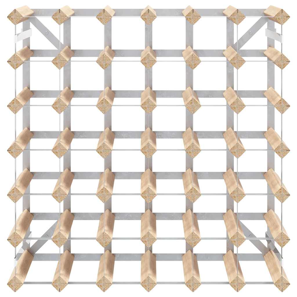 Wine Rack for 42 Bottles Solid Pinewood