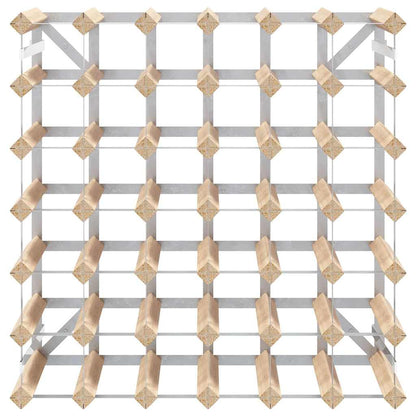 Wine Rack for 42 Bottles Solid Pinewood