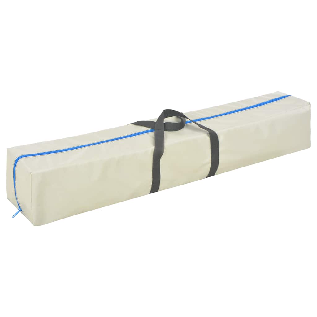 Inflatable Gymnastics Mat with Pump 400x100x10 cm PVC Green