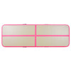 Inflatable Gymnastics Mat with Pump 500x100x10 cm PVC Pink
