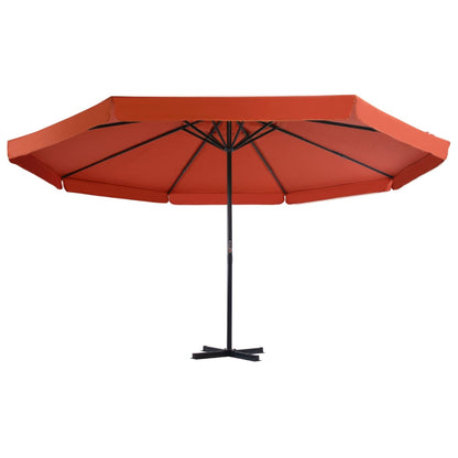 Garden Parasol | Terracotta | Aluminium, Steel, Plastic | Large