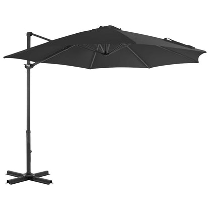 Garden Parasol | Anthracite | Aluminium, Steel, Plastic | Large