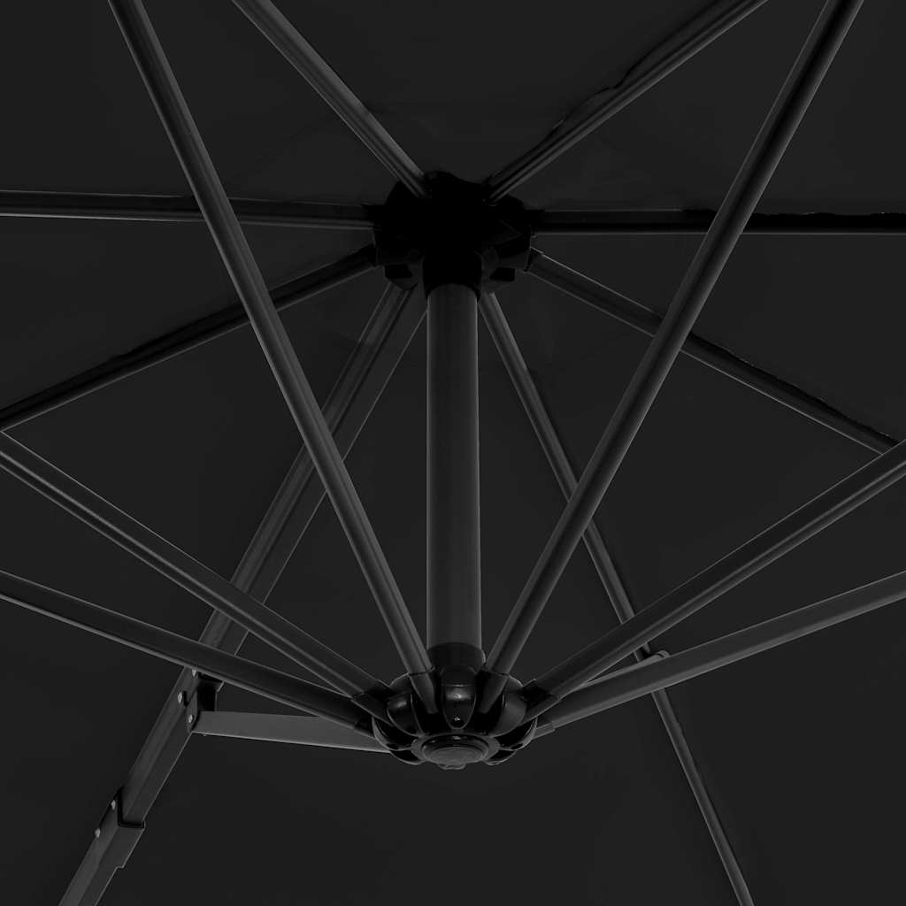 Garden Parasol | Anthracite | Aluminium, Steel, Plastic | Large
