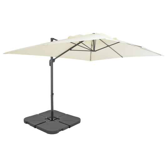 Garden Parasol | Sand | Aluminium | 4 x 3 m | Tiltable | Garden Parasol
