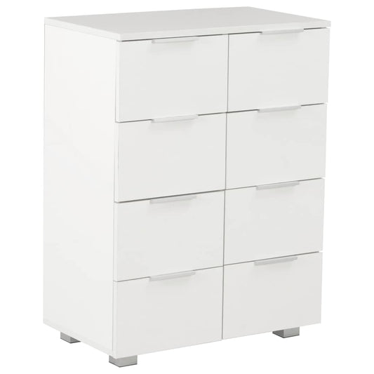 Sideboard | High Gloss White | Engineered wood with high gloss finish