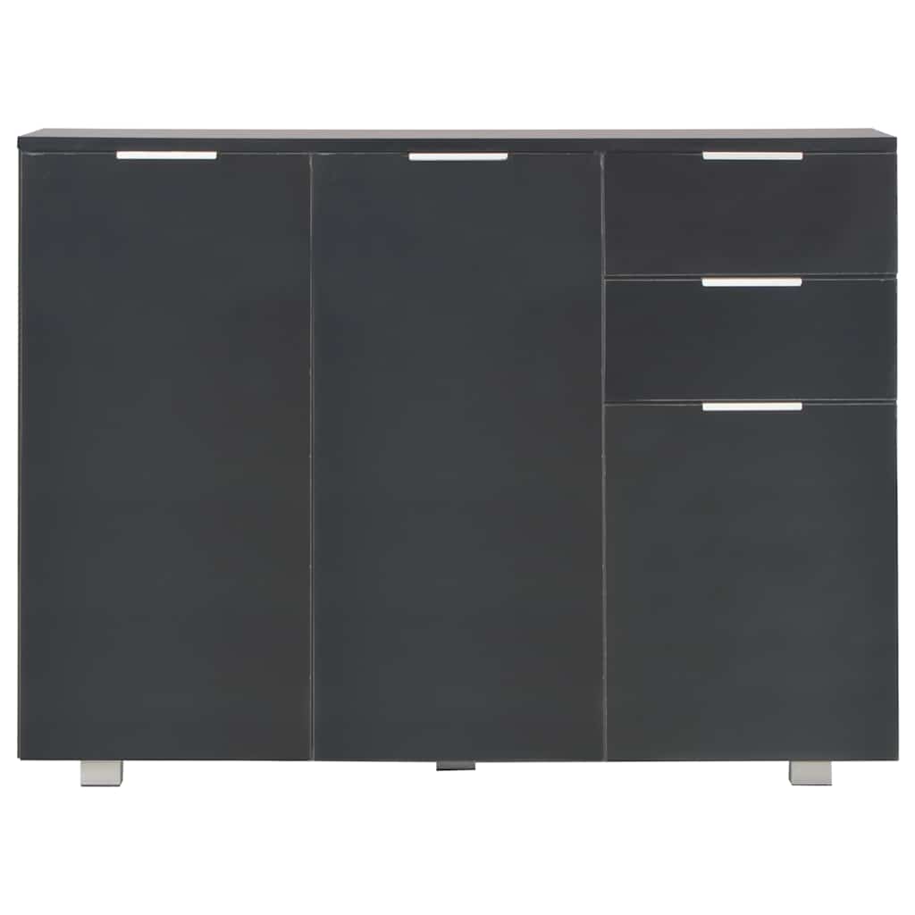 Sideboard | Black | Engineered wood | Medium | Sideboard | Rectangular