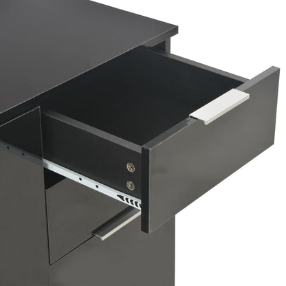 Sideboard | Black | Engineered wood | Medium | Sideboard | Rectangular
