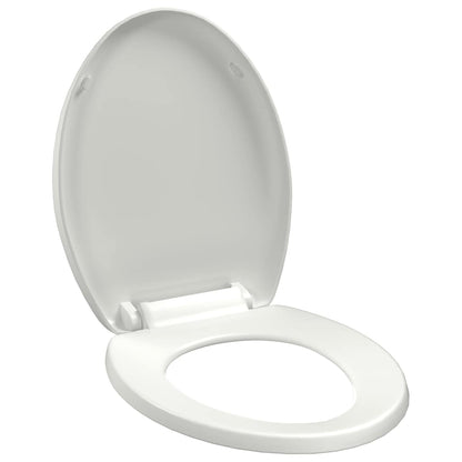 Soft-close Toilet Seat with Quick-release Design White