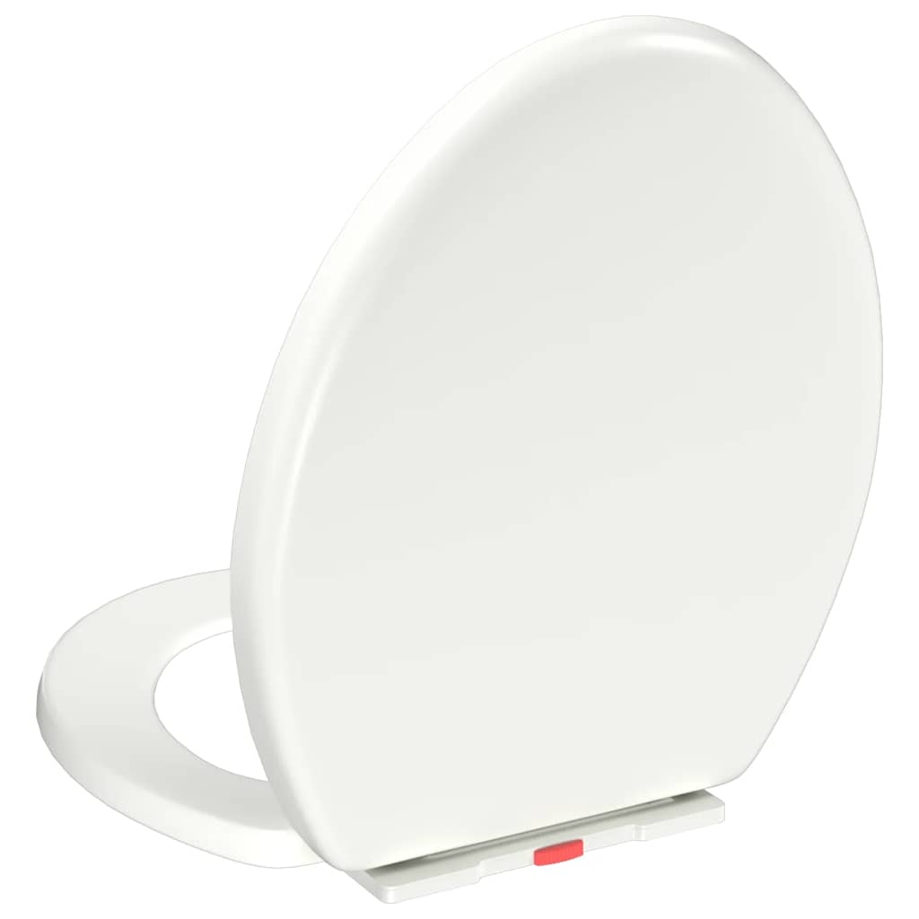Soft-close Toilet Seat with Quick-release Design White