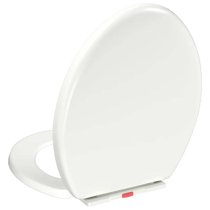 Soft-close Toilet Seat with Quick-release Design White
