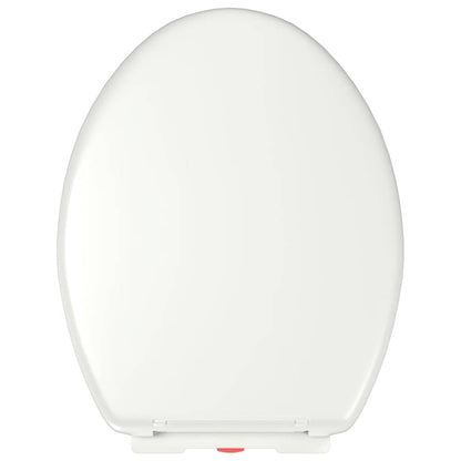 Soft-close Toilet Seat with Quick-release Design White