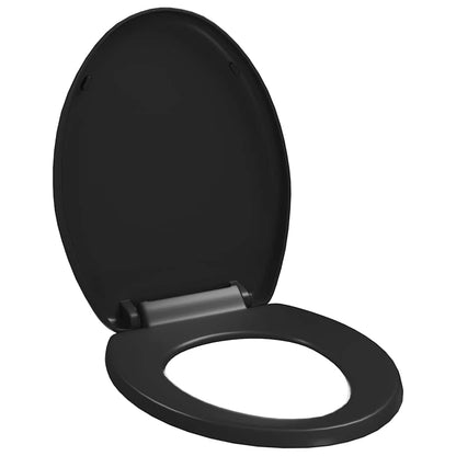 Soft-close Toilet Seat with Quick-release Design Black