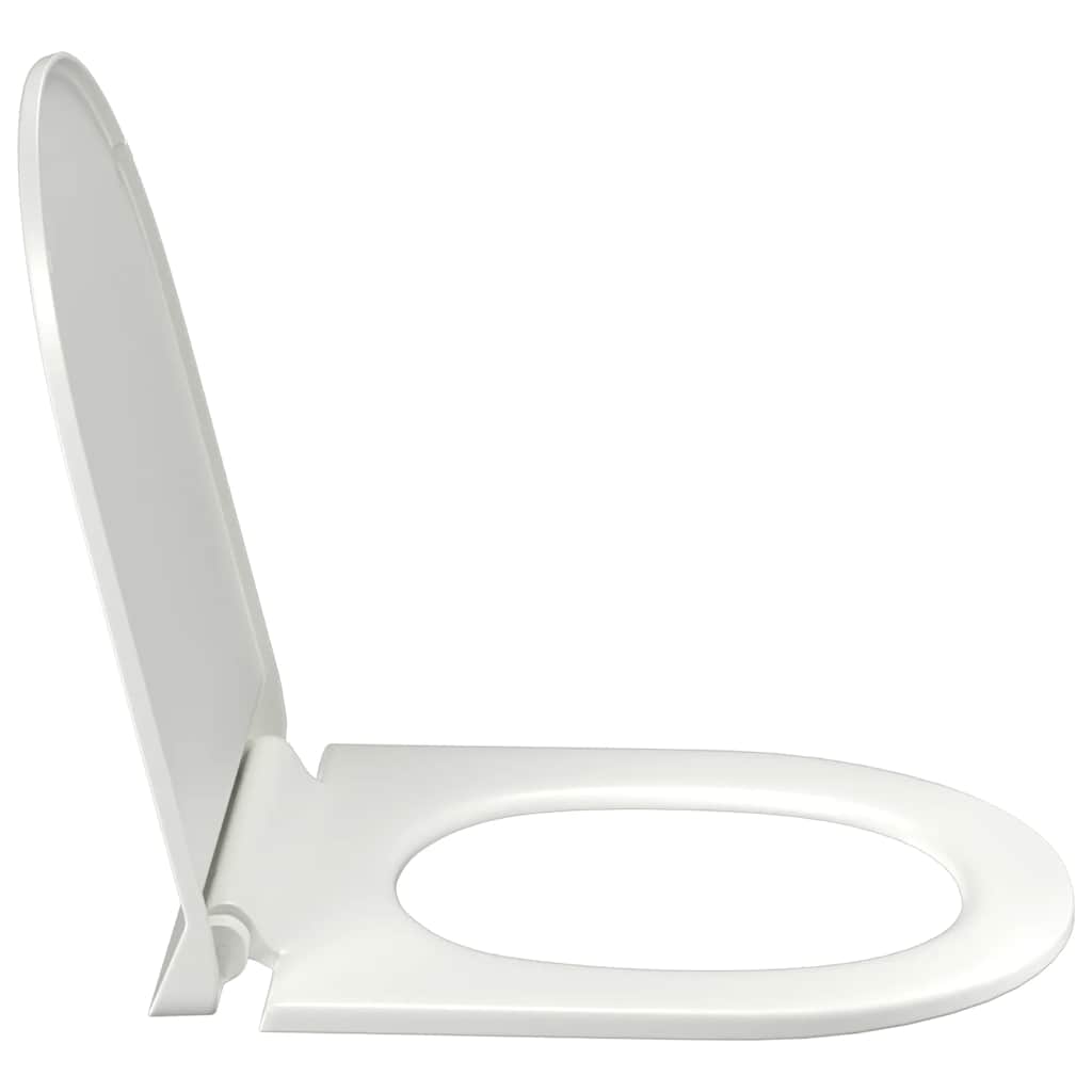 Soft-close Toilet Seat with Quick-release Design White