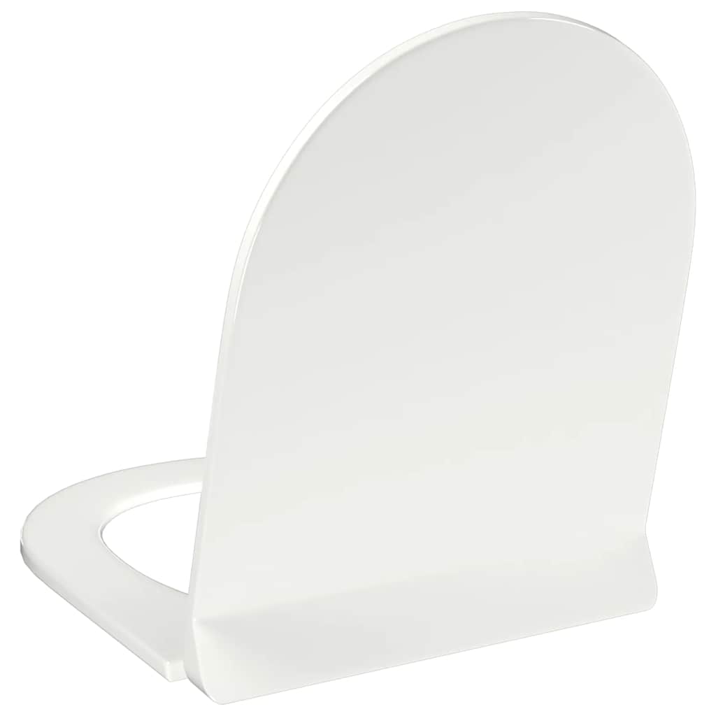 Soft-close Toilet Seat with Quick-release Design White
