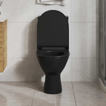 Soft-close Toilet Seat with Quick-release Design Black