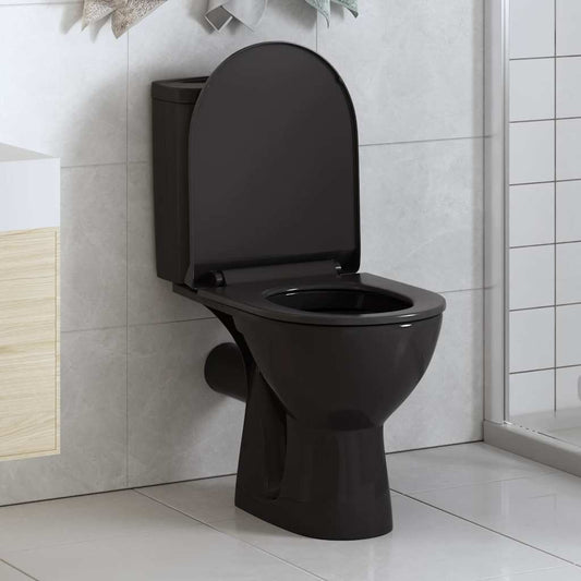 Soft-close Toilet Seat with Quick-release Design Black