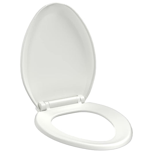 Soft-close Toilet Seat with Quick-release Design White