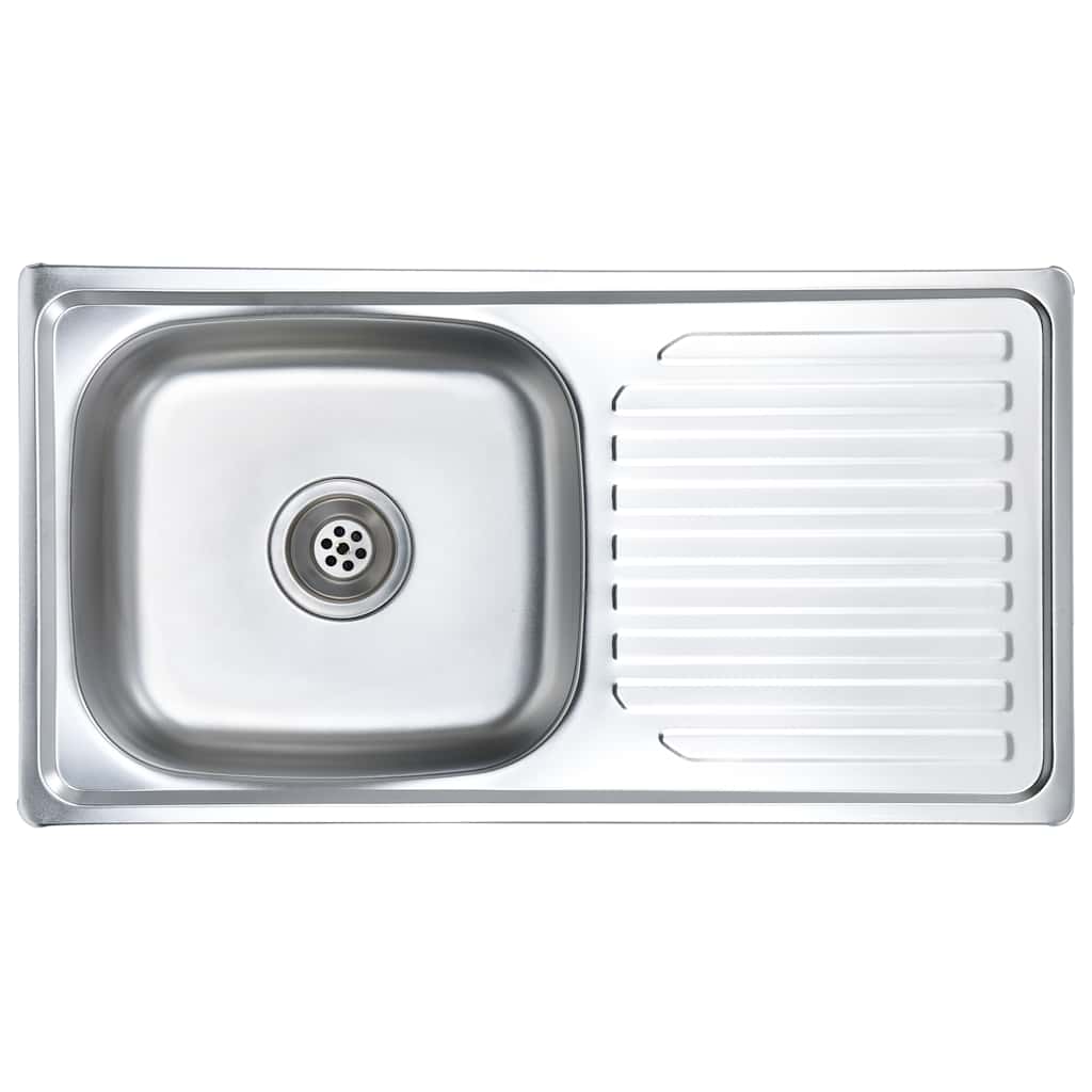 Kitchen Sink with Strainer Stainless Steel