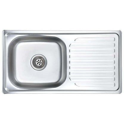 Kitchen Sink with Strainer Stainless Steel