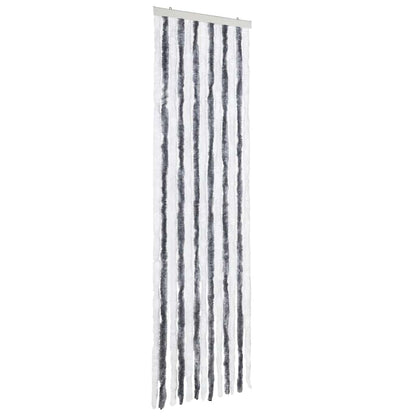 Insect Curtain Grey and White 56x185 cm Chenille