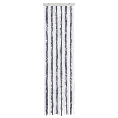 Insect Curtain Grey and White 56x185 cm Chenille