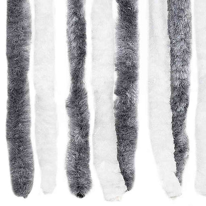 Insect Curtain Grey and White 56x185 cm Chenille