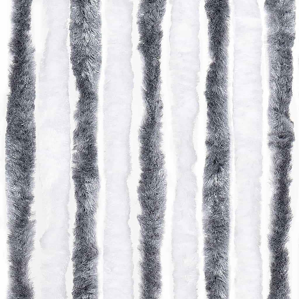 Insect Curtain Grey and White 56x185 cm Chenille