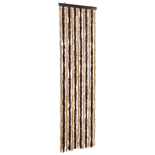 Insect Curtain Beige and Light Brown 56x185 cm Chenille