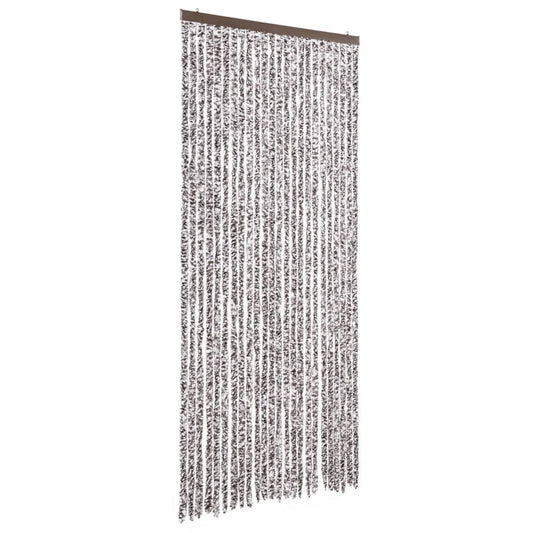 Insect Curtain Brown and Beige 100x220 cm Chenille