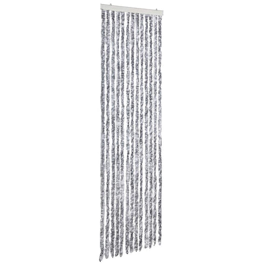 Insect Curtain White and Grey 56x185 cm Chenille
