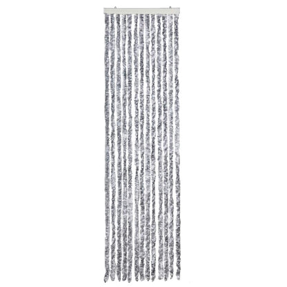 Insect Curtain White and Grey 56x185 cm Chenille