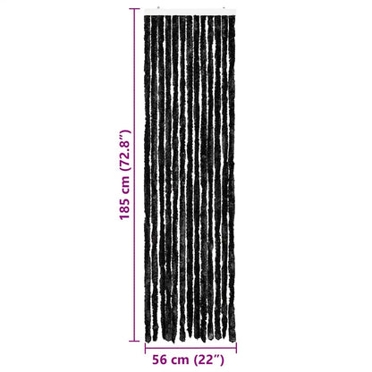 Insect Curtain Anthracite 56x185 cm Chenille