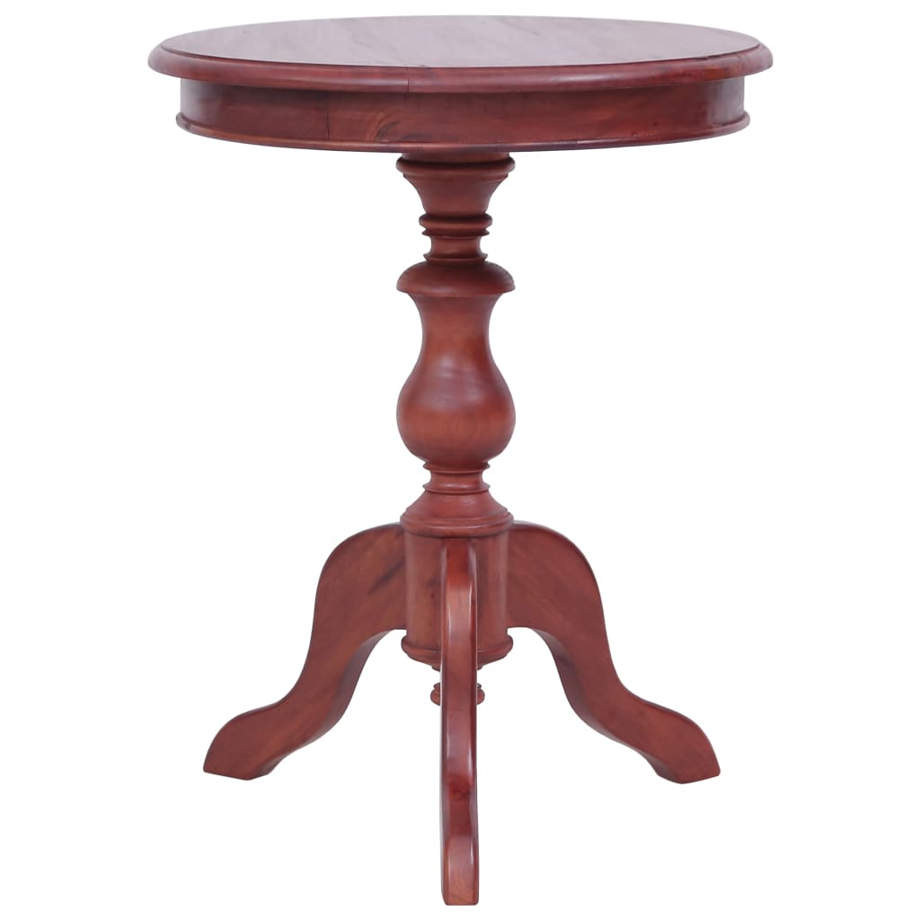 Side Table Brown 19.7"x19.7"x25.6" Solid Mahogany Wood