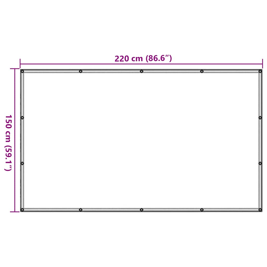 Trailer Net HDPE 1.5x2.2 m Black