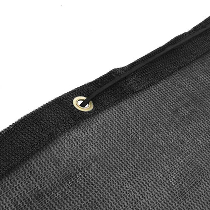 144990 vidaXL Trailer Net HDPE 1,5x2,7 m Black
