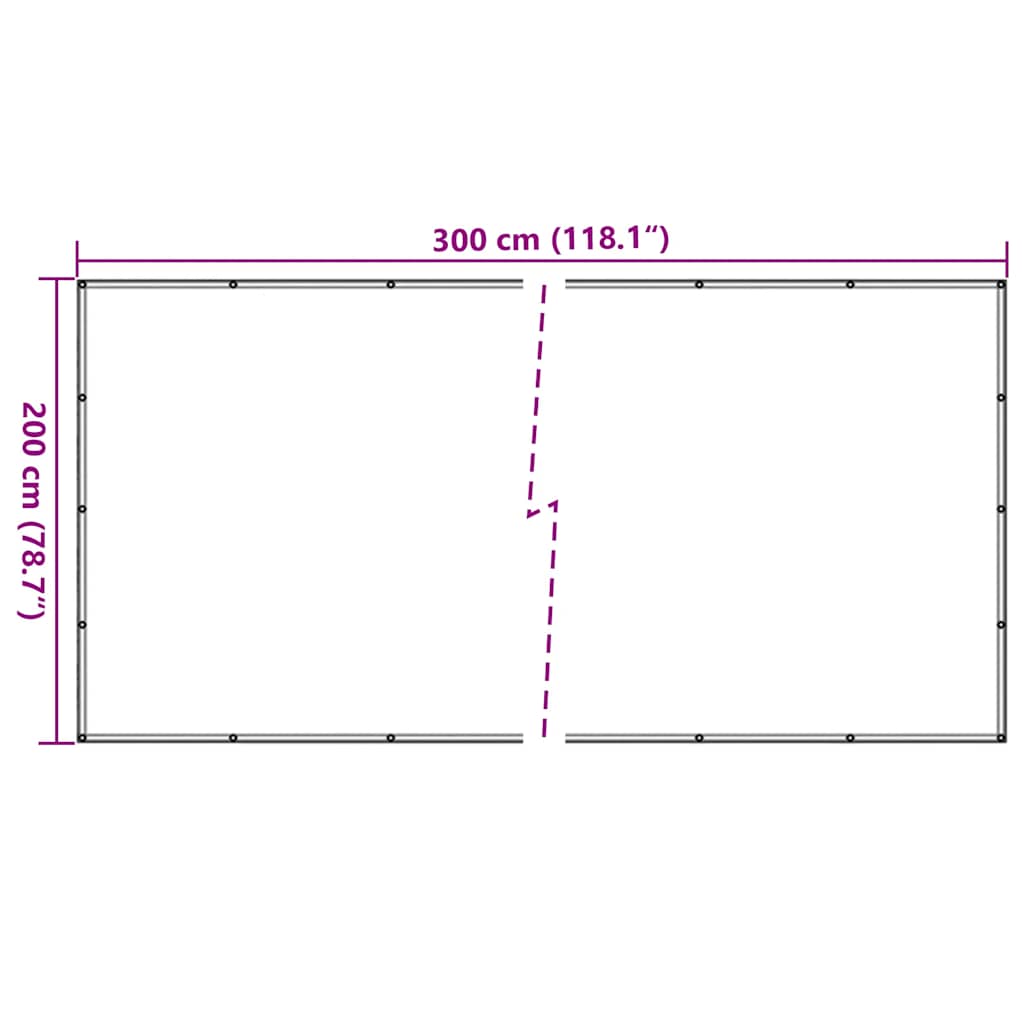 Trailer Net HDPE 2x3 m Black