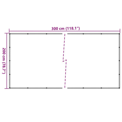 Trailer Net HDPE 2x3 m Black