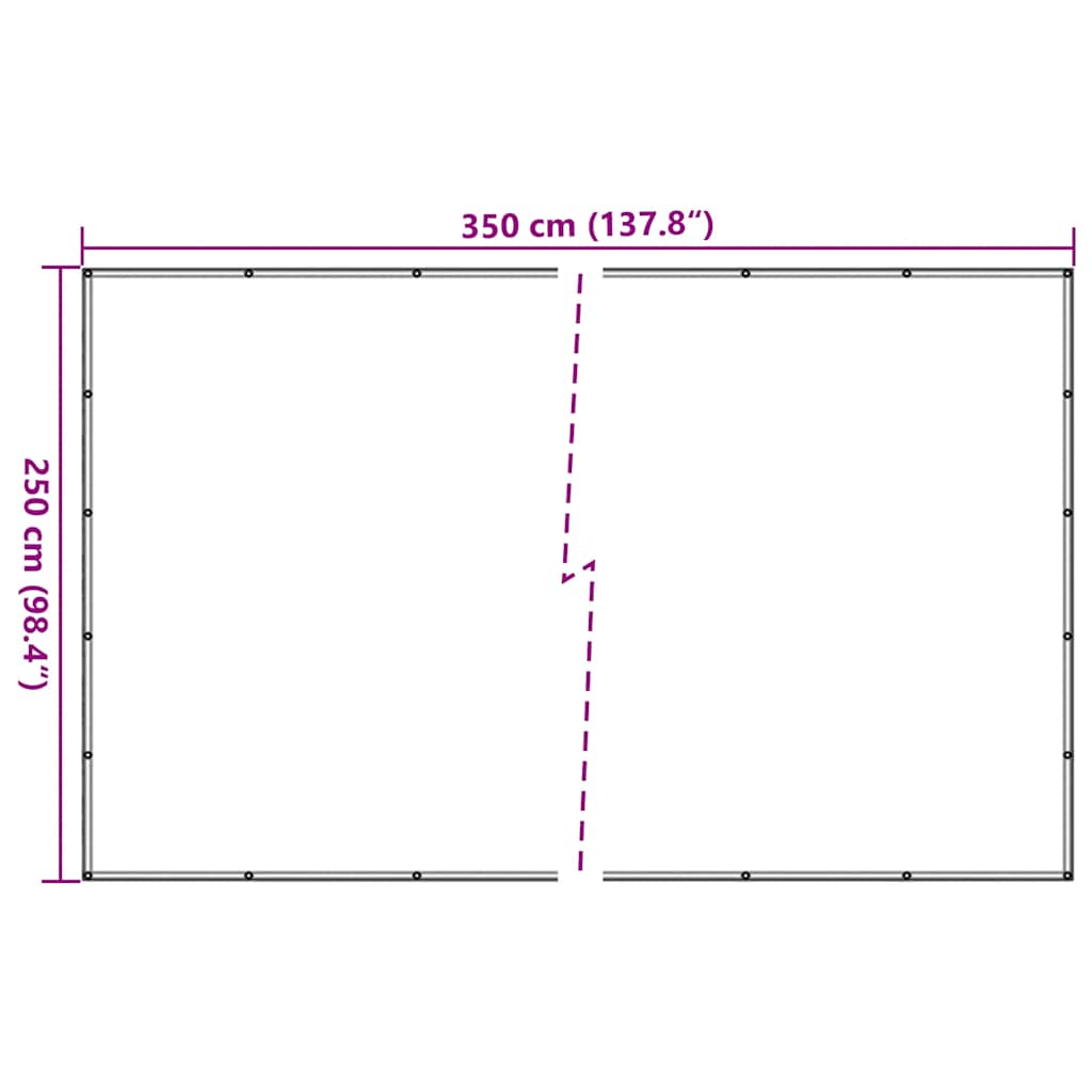 Trailer Net HDPE 2.5x3.5 m Black