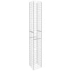 Gabion Baskets 3 pcs Galvanised Steel 25x25x197 cm