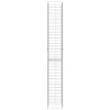 Gabion Baskets 3 pcs Galvanised Steel 25x25x197 cm