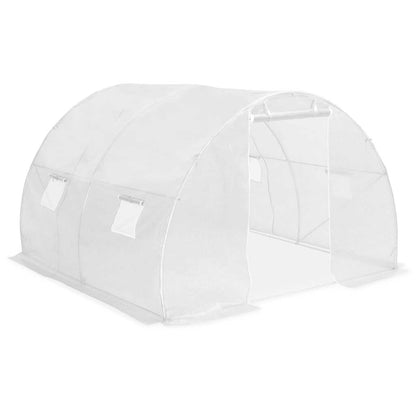 Greenhouse | White | Polyethylene mesh fabric and galvanised steel | 9m²