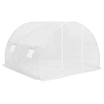 Greenhouse | White | Polyethylene mesh fabric and galvanised steel | 9m²