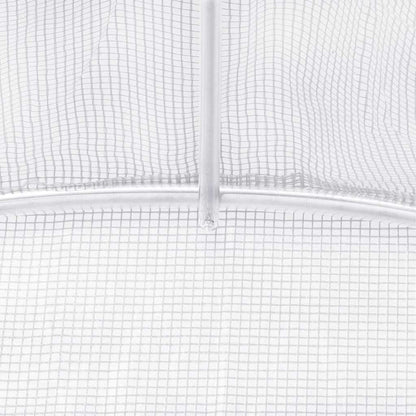 Greenhouse | White | Polyethylene mesh fabric and galvanised steel | 9m²