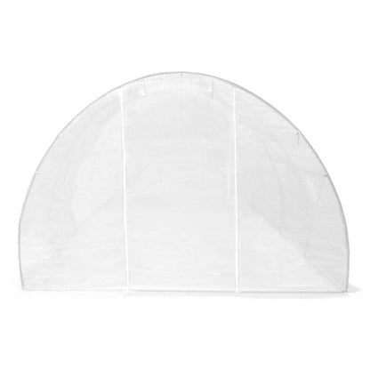 Greenhouse | White | Polyethylene mesh fabric and galvanised steel