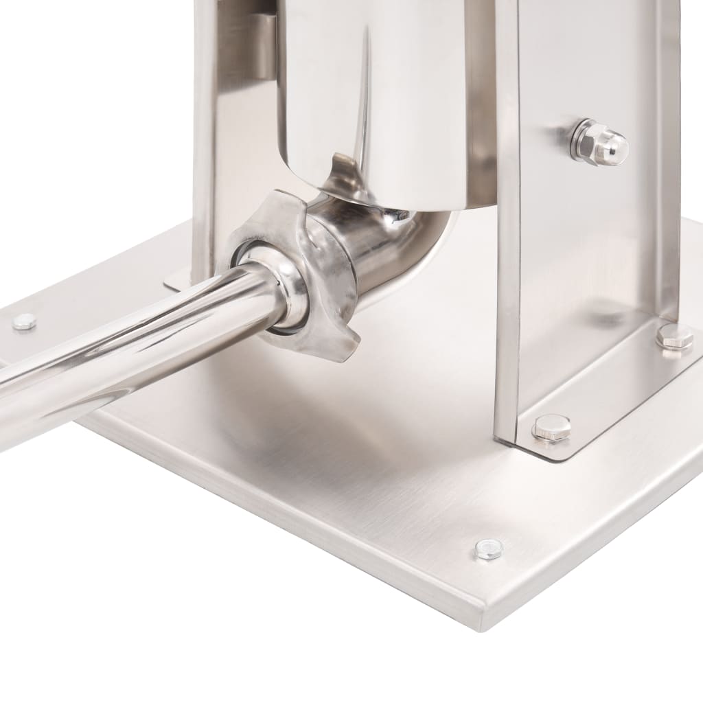 Manual Sausage Stuffer Silver 7 L Stainless Steel